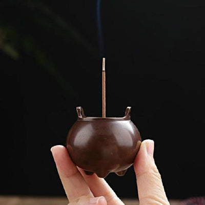 Hand-Played Vatican Incense Burner - Pure Copper Small Antique