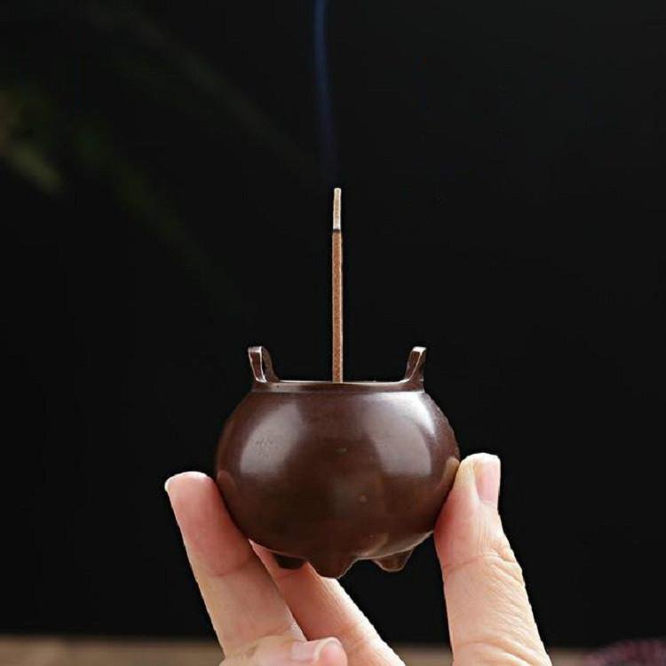 Hand-Played Vatican Incense Burner - Pure Copper Small Antique