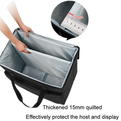 Desktop Computer Storage Bag - Single Layer for 24 Monitor and Keyboard