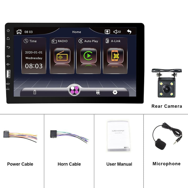 9 Inch Carplay Mp5 Player + 4 Light Camera - Standard Style