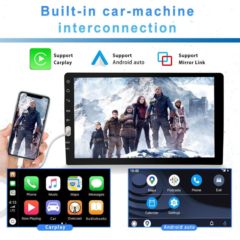 9 Inch Carplay Mp5 Player + 4 Light Camera - Standard Style