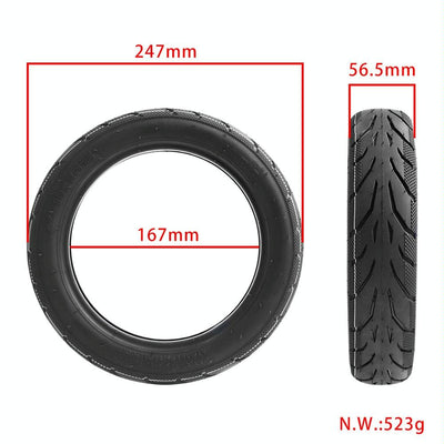10 Pneumatic Tire for Ninebot F20 / 25 / 30 / 40 Electric Scooter - Outer Tiire