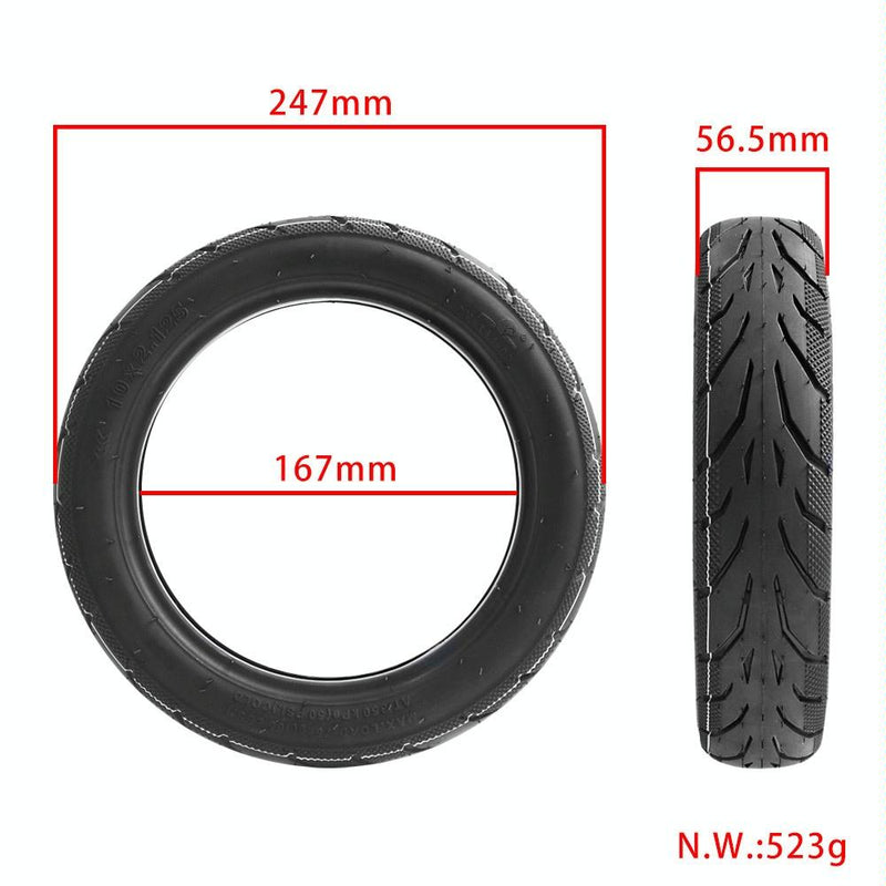 10 Pneumatic Tire for Ninebot F20 / 25 / 30 / 40 Electric Scooter - Outer Tiire
