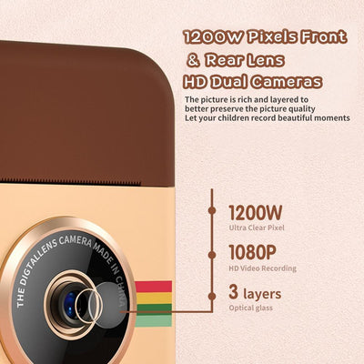 Children's Instant Camera with 2.4 Hd Screen & 16gb Memory Card Available