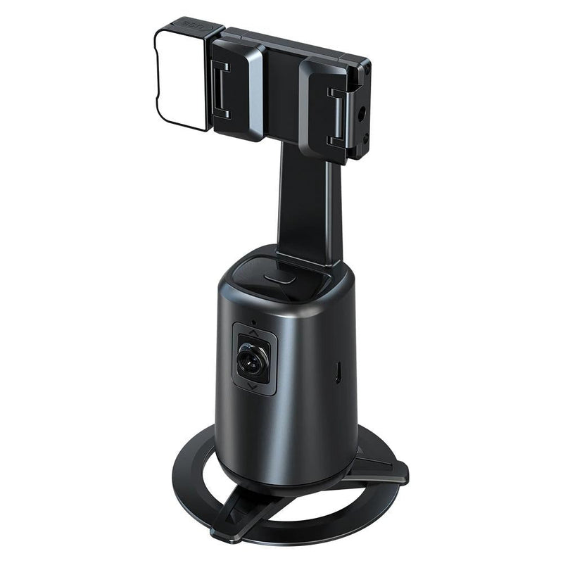 Auto Tracking Gimbal Stabilizer with Fill Light and Selfie Stick - 360 Degree Rotation - A200 Set 2
