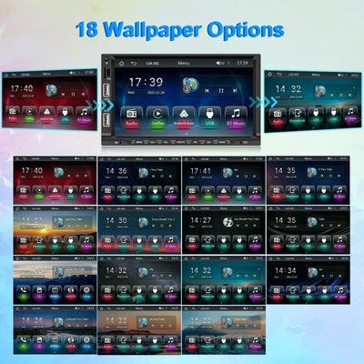 7 Inch Car Mp5 Player Carplay / Android Auto / Mirror Link / Bluetooth - Standard - With 4-Light Camera