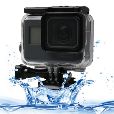 60m Waterproof Diving Case for Gopro Hero6 / 5 with Touch Screen Back Door and Filter Buckle