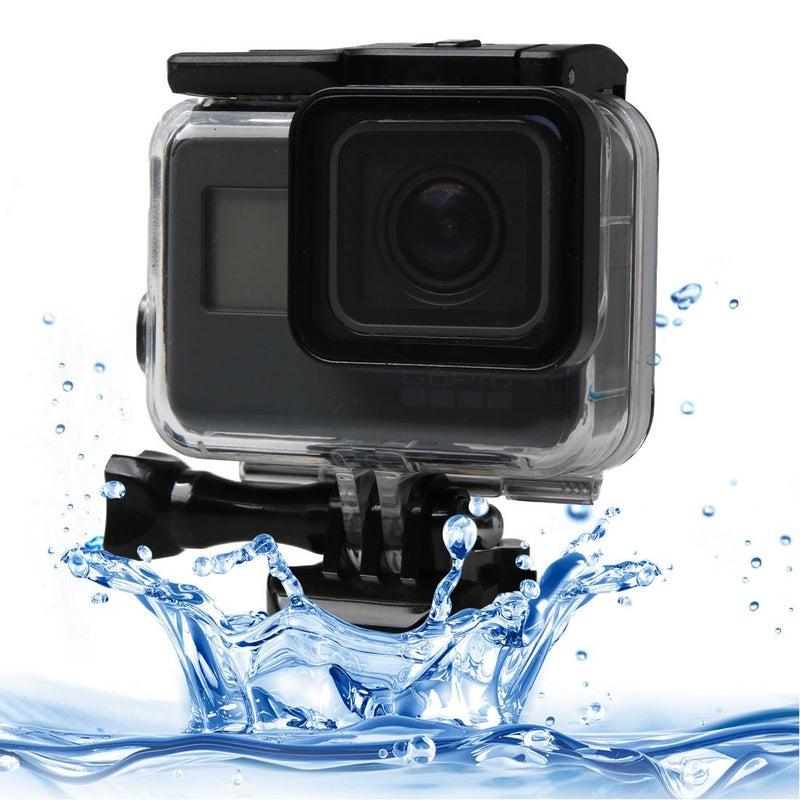60m Waterproof Diving Case for Gopro Hero6 / 5 with Touch Screen Back Door and Filter Buckle