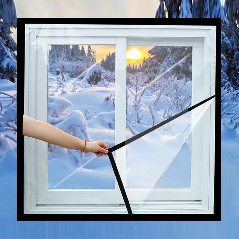 Double-layer Insulation Film for Indoor Windows - Windproof Warm Soundproof - 1.8x2.8m