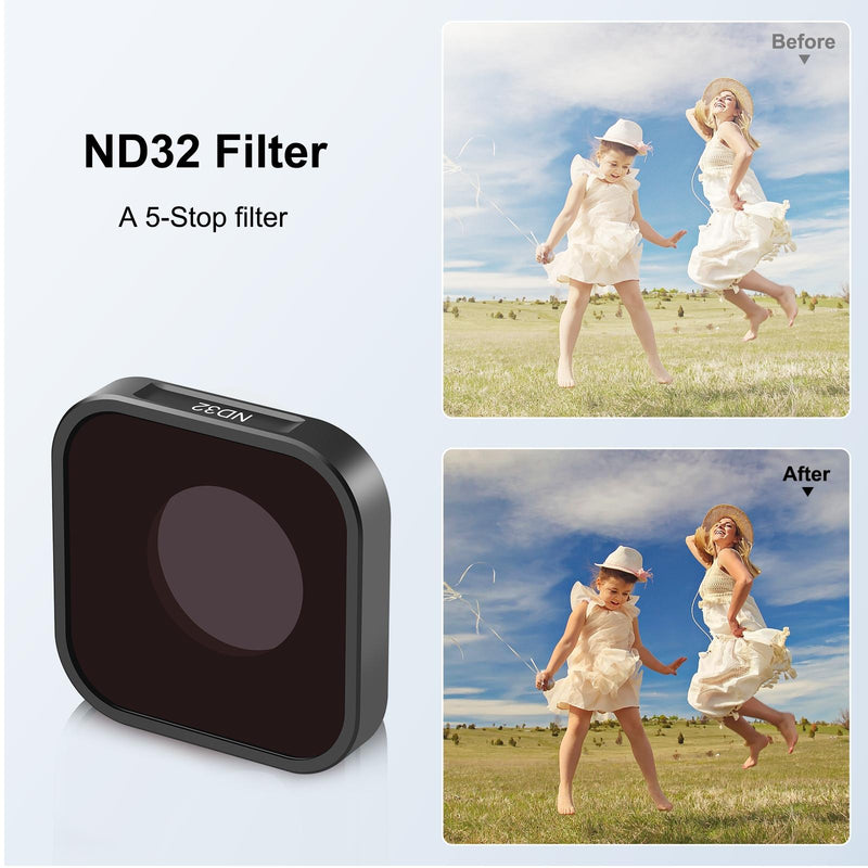 Action Camera Lens Filter for Gopro Hero12/11/10/9