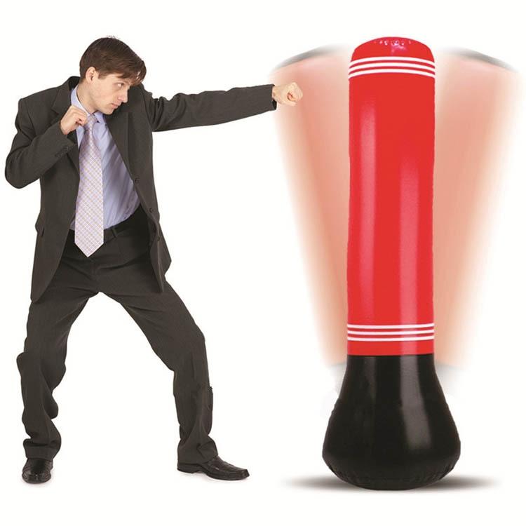 1.5M Inflatable Punching Bag For Adults And Children - Pvc Boxing Column Tumbler