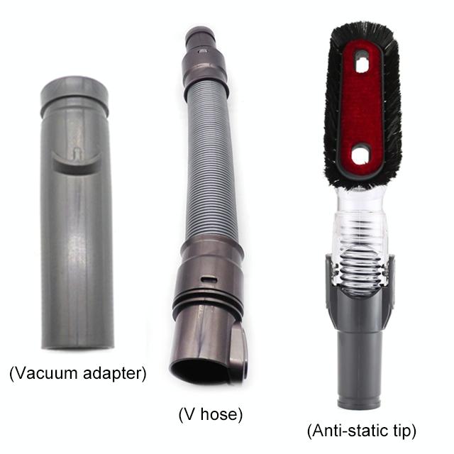 3-in-1 Bendable Anti-static Suction Head Kit for Dyson V6 / Dc Vacuum