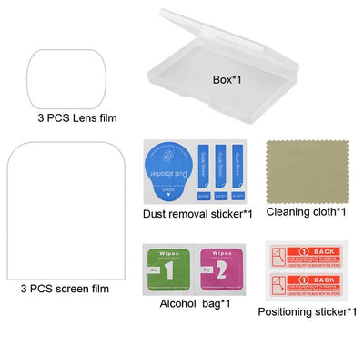 6-piece Tempered Glass Film Set for Dji Pocket Gimbal