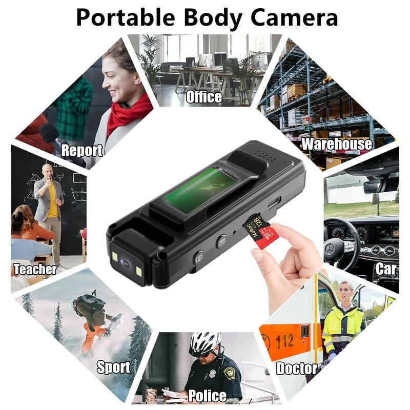 Outdoor Sports Night Vision Camera With 180 Degree Rotation For Video Recording