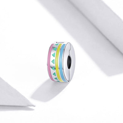 925 Sterling Silver Colorful Beaded Diy Jewelry Set