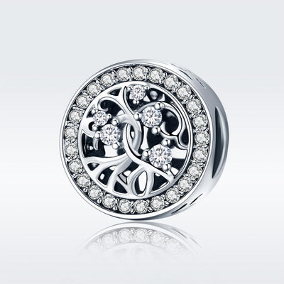 925 Sterling Silver Tree Of Life Beaded Bracelet