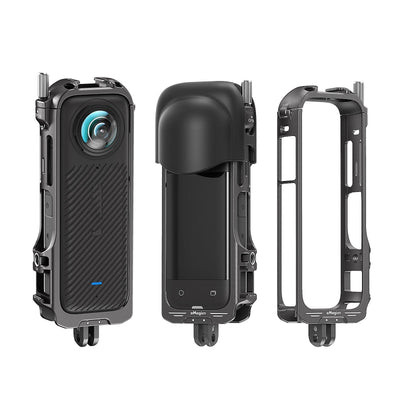 Amagisn Metal Protective Housing for Insta360 X4 with 2 Claws and Rabbit Cage