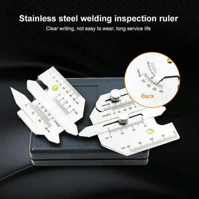 Stainless Steel Welding Ruler for Inspection - Measure Gauge