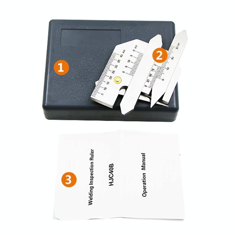Stainless Steel Welding Ruler for Inspection - Measure Gauge