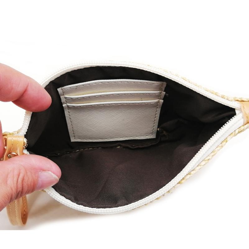 Beach Straw Clutch Coin Purse for Summer Fun