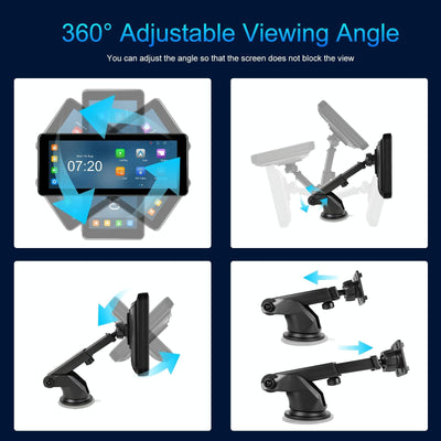 6.86 Inch 4K Dvr Smart Screen Player - Compact & High-Resolution - Standard + Reversing Camera