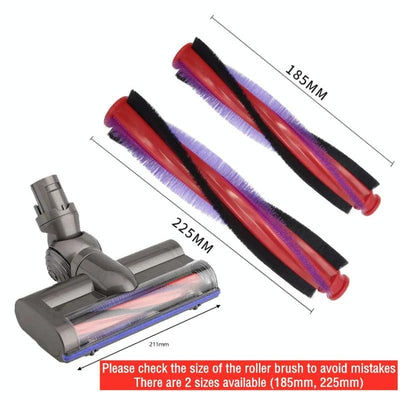 Roller Bar Brush Head for Dyson V6 Dc59 Dc62 Sv03 Vacuum Cleaner - End Cap