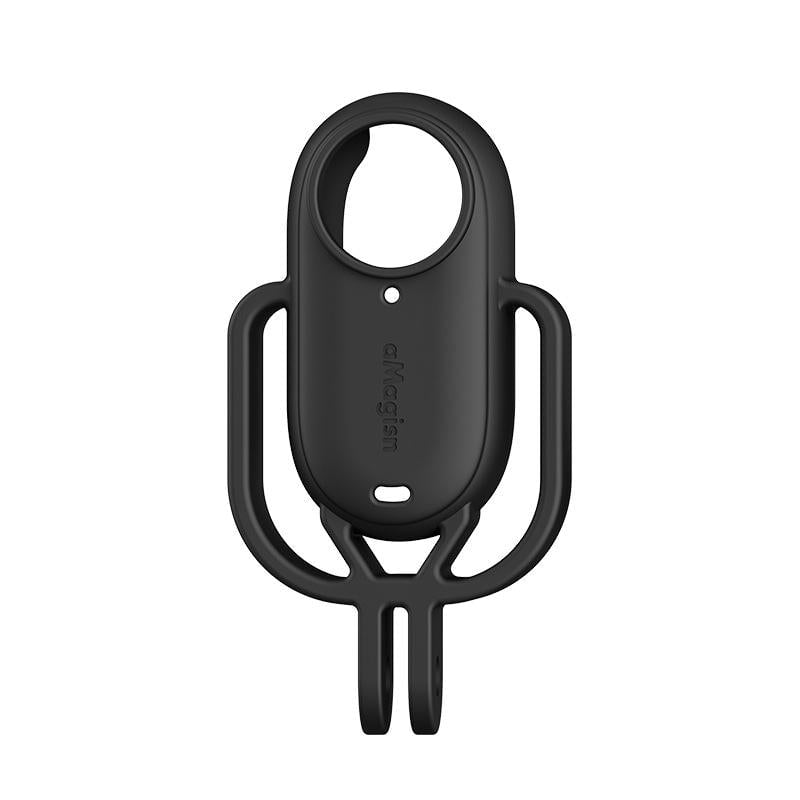 Amagisn Silicone Case For Insta360 Go 3 Camera - Horizontal - Horizontal Black