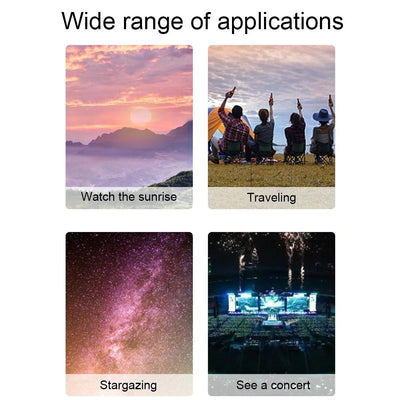 High Definition Monocular Telescope For Outdoor Bird Viewing - 16X52 Green Film - 16X52 Without Bag