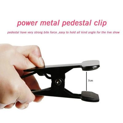 360 Degree Flexible Selfie Ring Light With Phone Holder For Live Streaming - 8 Inch