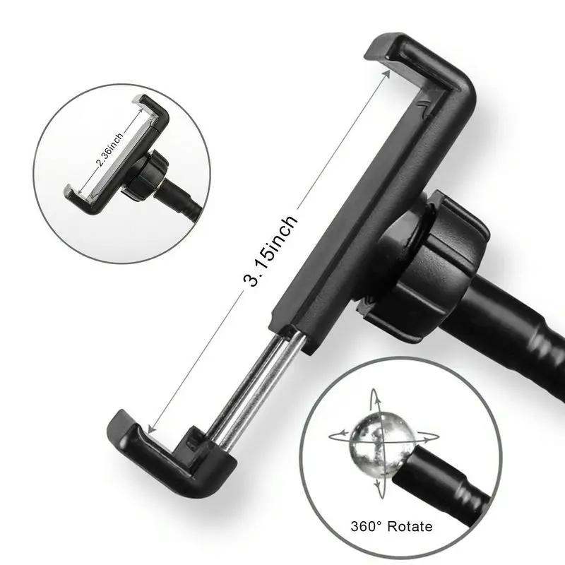 360 Degree Flexible Selfie Ring Light With Phone Holder For Live Streaming - 8 Inch