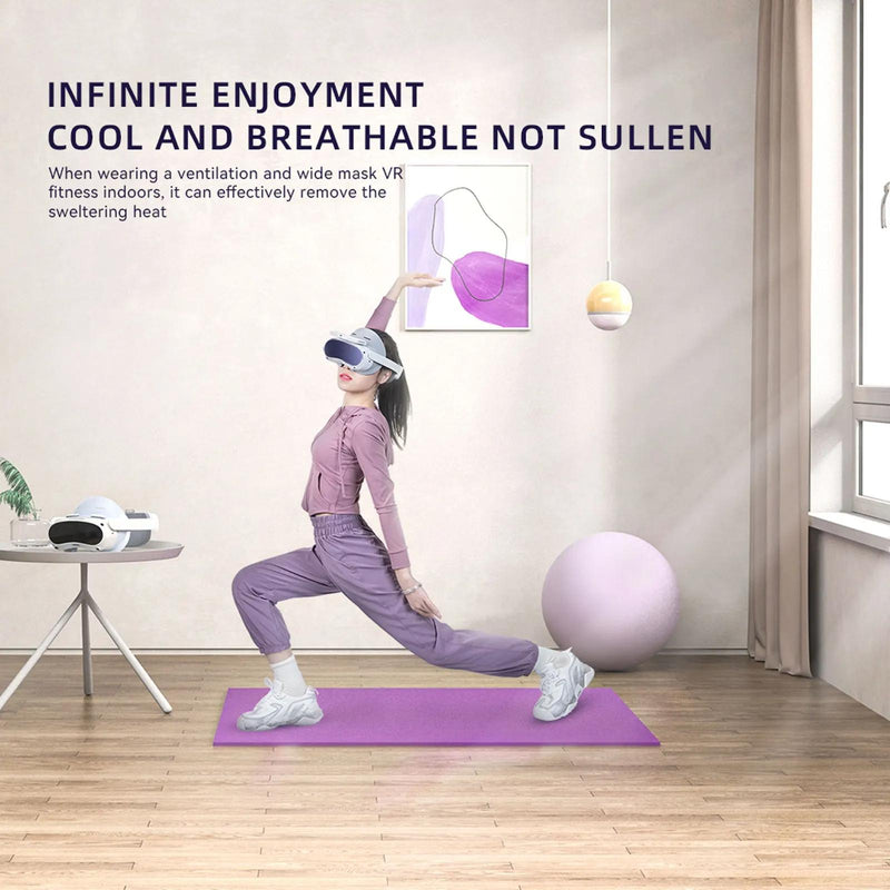 Comfortable Ice Silk Vr Face Cushion for Pico 4 Hibloks - 1Pc Ice Silk