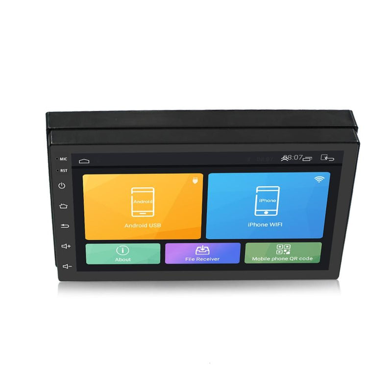 7 Inch Android Car Navigation Mp5 Player With Gps Bluetooth And 8 Lights Camera - Universal All-In-One