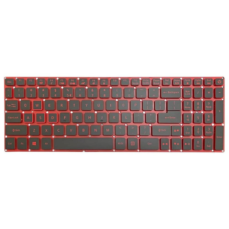 Red Backlit Laptop Keyboard - Us Version - For Acer Aspire Vn7-793G