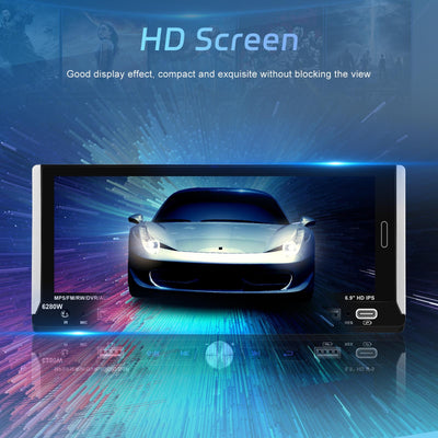 6.9 Inch Car Mp5 Player With Carplay Function & Backup Camera - Standard + Ahd Camera