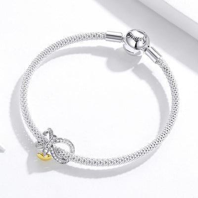 925 Sterling Silver Infinite Love Necklace & Bracelet Charm