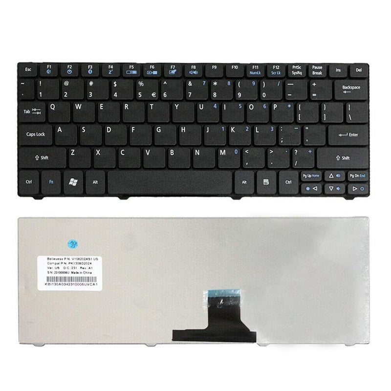 Portable Keyboard for Laptops - Compact and Durable - For Acer Aspire One 721 / Ao721