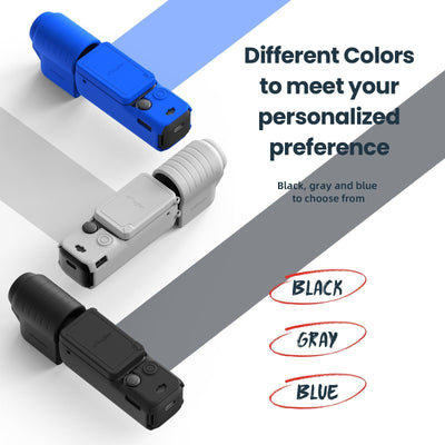 5-in-1 Silicone Case for Dji Pocket 3 Camera Accessories - 5 In 1 Gray