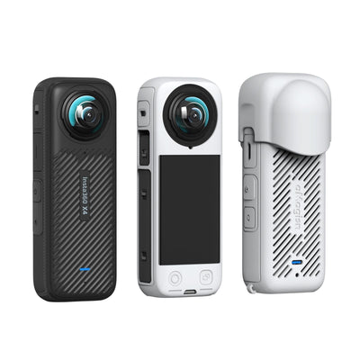 Amagisn Silicone Protective Cover for Insta360 X4 - Body Case Black