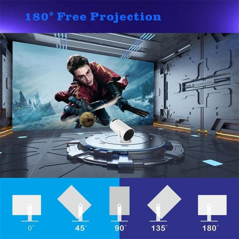 Portable Smart Projector With Android 11.0 System - 120 Lumen