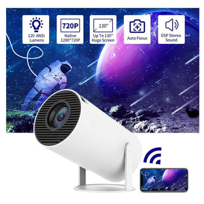 Portable Smart Projector With Android 11.0 System - 120 Lumen
