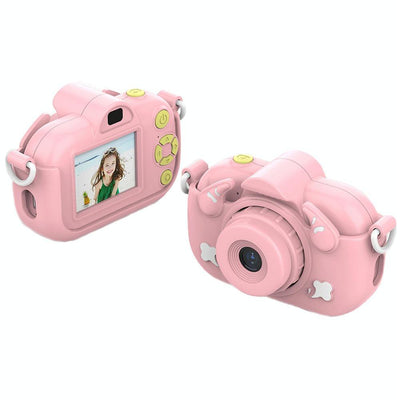 2.0-Inch 4X Zoom Hd Digital Camera For Kids - Blue - Pink