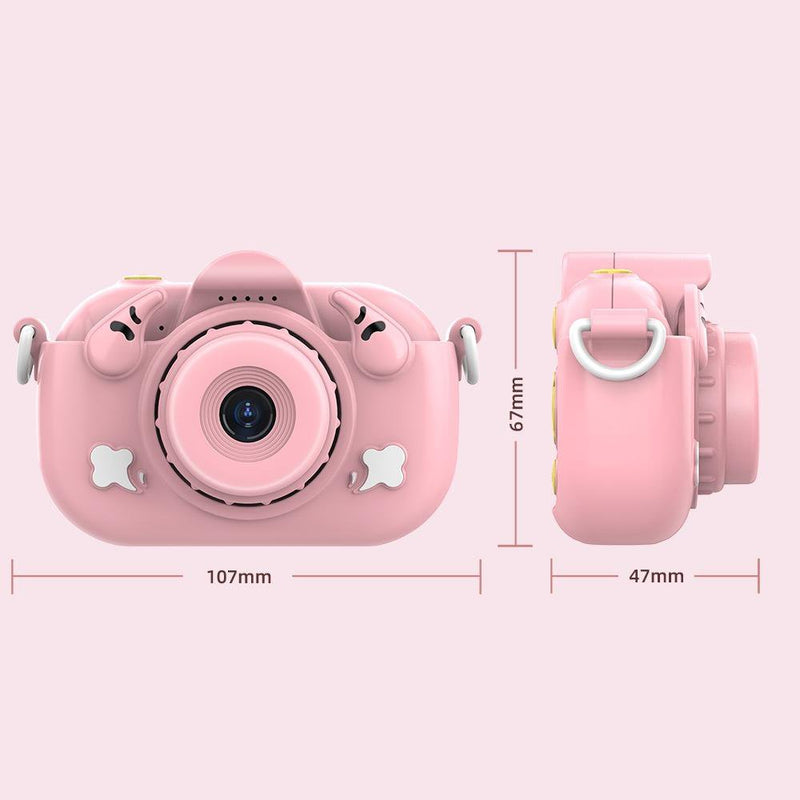 2.0-Inch 4X Zoom Hd Digital Camera For Kids - Blue - Pink
