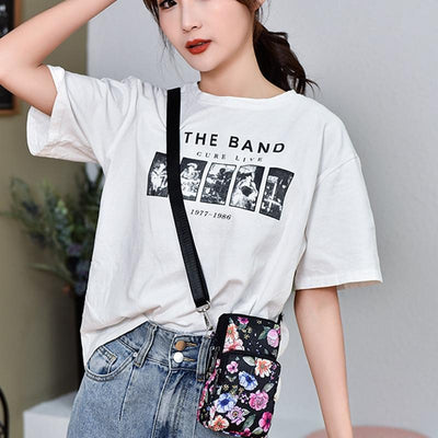 Animal Park Mini Crossbody Phone Wallet With Arm Band - Scenery