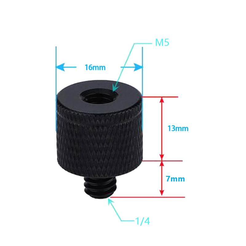 4-Piece A30 M5 To 1 / 4 Screw Adapter Set