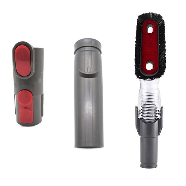 3-in-1 Bendable Anti-static Suction Head Kit for Dyson V6 / V7 / V8 / V9 / V10 Vacuum
