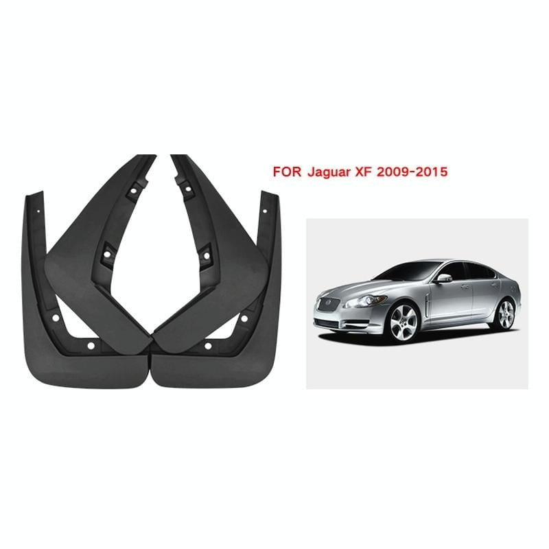 For Jaguar Xf 2009-2015 4Pcs / Set Car Auto Soft Plastic Splash Flaps Fender Guard