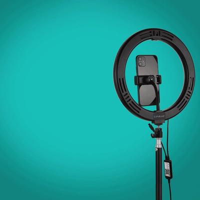 10.2 Rgbw Led Ring Light Kit with 1.1m Tripod Remote Ball Head and Phone Clamp