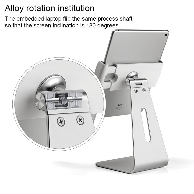 360 Degree Rotating Aluminum Tablet Stand - Universal 7-13 Inch