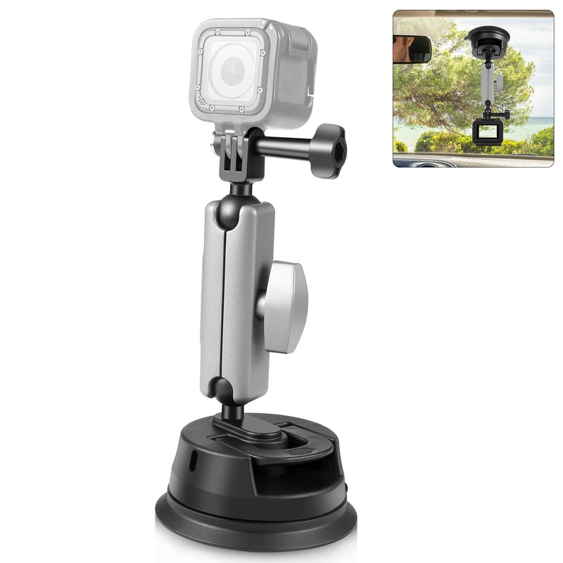 Suction Cup Arm Mount with Adapter and Screw