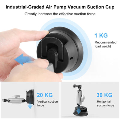 Suction Cup Arm Mount with Adapter and Screw